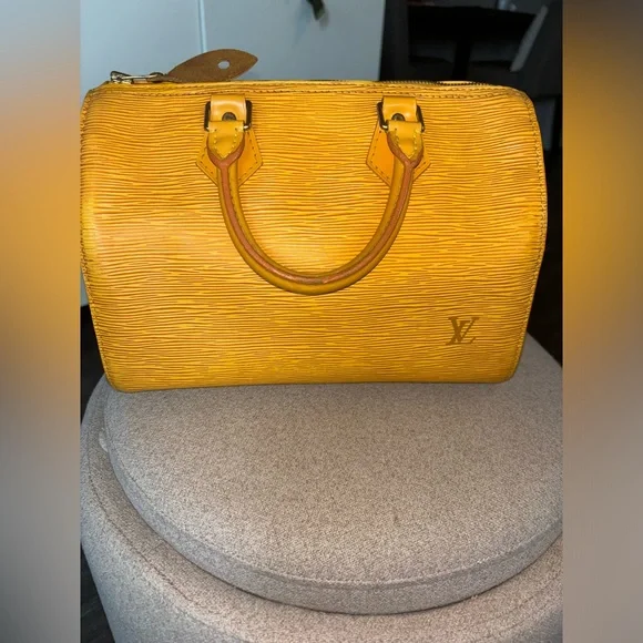 Louis Vuitton Mustard Yellow Satchel - Picture 3 of 14